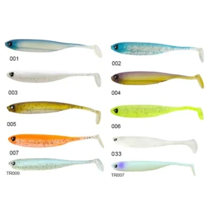 Lucky John Makora 3D Shad Tail 5'' (10.16 cm)  Silikon Yem