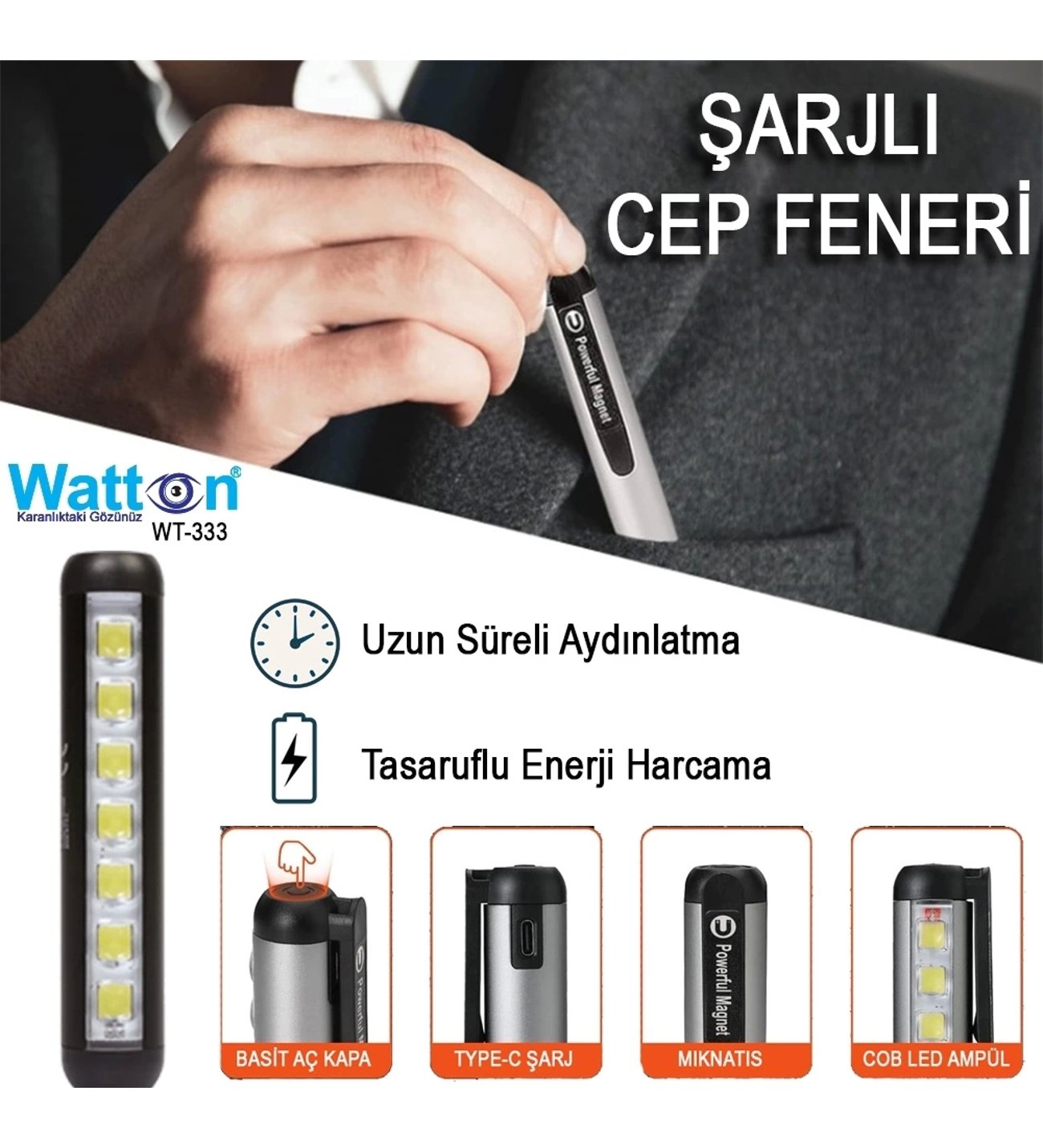 type-c-girisli-miknatisli-sarjli-cep-feneri-wt-333-kcm5115966-1-93f82aece56c4471b2c44e97c558c4e0