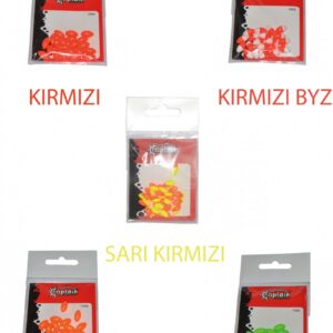 Captain 7666 Renkli Boncuk Oval 110mm Plastik Boncuk 20'li Paket