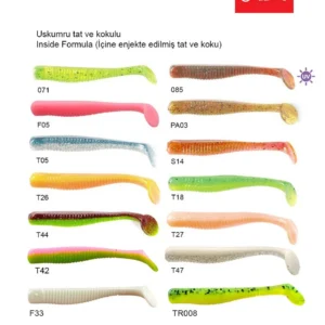 Lucky John Long John 3.1'' (7.87 cm) 8P Silikon Yem
