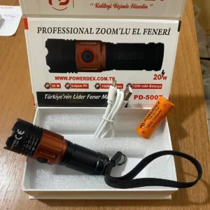 Powerdex Pd-5007 Profesyonel Şarjlı 20w 1000 Lümen El feneri