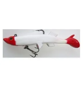 Sea HorseTurna Silikon Yem Kırmızı Beyaz 14 cm 35 Gr (PAKETTE 2 ADET)