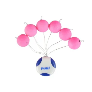 Yuki Stoperli Yem Yüzdürücü 10mm Pink Glow Boncuk