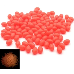 Fosforlu Glow Turuncu 5x7mm Silikon Yumuşak Boncuk 25 Adet
