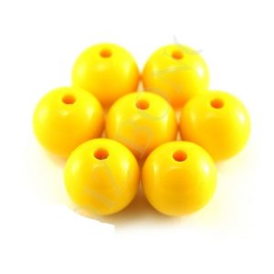 Sazan Rig Takım İçin Boncuk Yemi 14 mm Sarı Renk 10 Adet Aparatlı