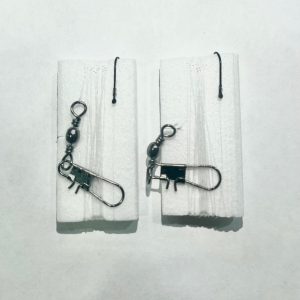 Yemli Zargana Takımı 9 Numara İğneli – Fırdöndülü Klipsli 2.5 m 0.20 mm – Spin LRF Surf Uyumlu PAKETTE 2 TAKIM