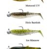 Savage Gear Cannibal Shad 12.5cm 20gr+12.5gr #5/0 Clear Water 4+4 Adet Sahte Balık