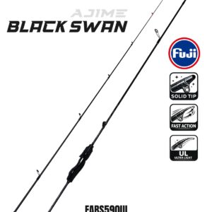 Fujin Ajime Black Swan 175cm 02-3gr Aji LRF Kamışı