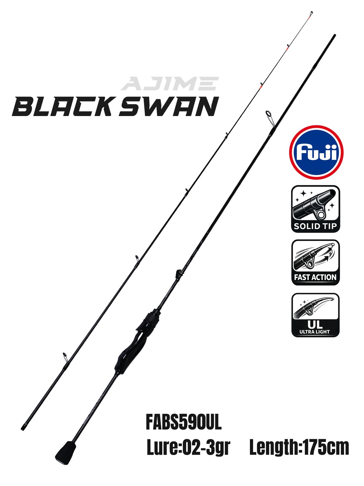 fujin-ajime-black-swan-175cm-02-3gr-aj-56b-f4