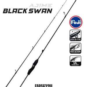 Fujin Ajime Black Swan 190cm 03-4gr Aji LRF Kamışı