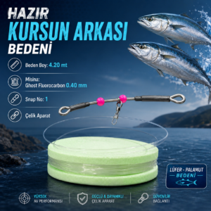 Hazır Kurşun Arkası Lüfer & Palamut Bedeni 4.20 m – Nippon Ghost 0.35 mm
