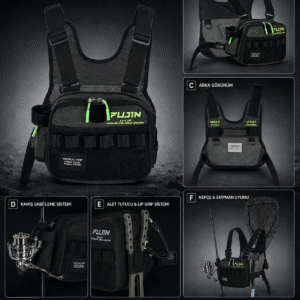 Fujin Tactical Vest Khaki Balıkçı Çantası