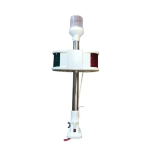 Seyir Feneri Kombine Bayrak Direği 40cm 12V Ampül (BAYRAK İLE GELMEKTEDİR)