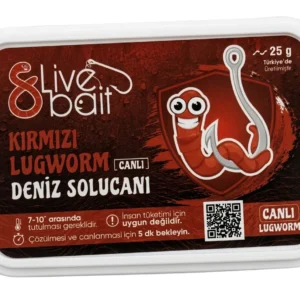 Lug Worm 8 Live Bait Kırmızı Deniz Solucanı (Çin Kurdu)